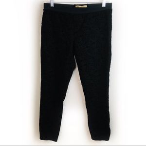 DEMOCRACY PANTS LEGGINGS VELVET PAISLEY DESIGN/ 6